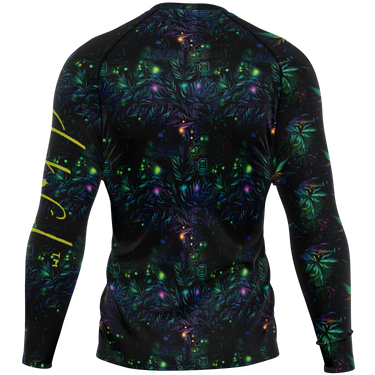 Chokefish™ Long Sleeve Rashguard Cannabis Men's Shirt-014